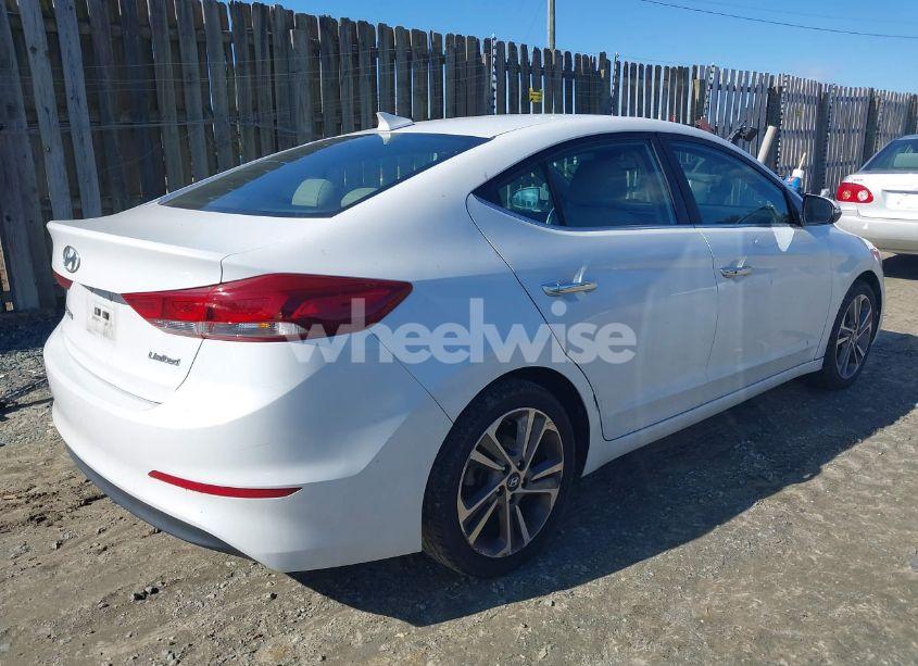Photo 4 of 2017 Hyundai Elantra LIMITED (VIN 5NPD84LF4HH057219)