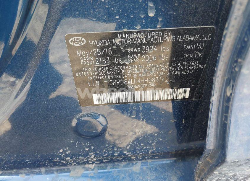 Photo 8 of 2017 Hyundai Elantra SE (VIN 5NPD84LF4HH083142)