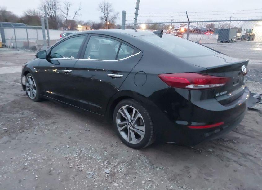 Photo 3 of 2017 Hyundai Elantra LIMITED (VIN 5NPD84LF4HH155635)