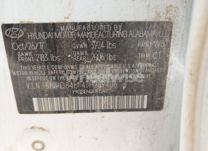 Photo 9 of 2018 Hyundai Elantra SEL (VIN 5NPD84LF4JH289406)