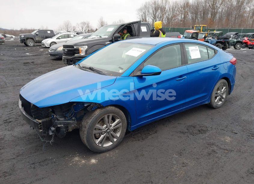 Photo 2 of 2018 Hyundai Elantra SEL (VIN 5NPD84LF4JH338555)