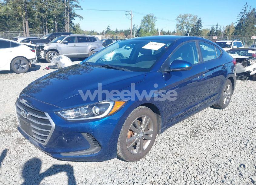 Photo 2 of 2018 Hyundai Elantra SEL (VIN 5NPD84LF4JH352973)