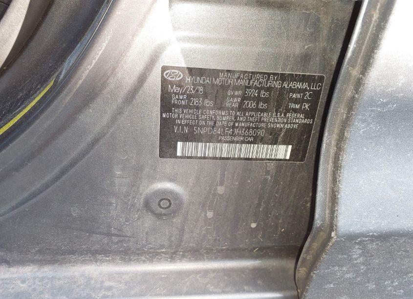 Photo 9 of 2018 Hyundai Elantra SEL (VIN 5NPD84LF4JH368090)