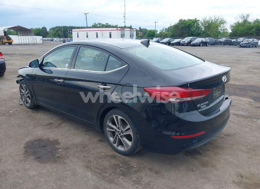 Photo 3 of 2017 Hyundai Elantra LIMITED (VIN 5NPD84LF5HH026416)