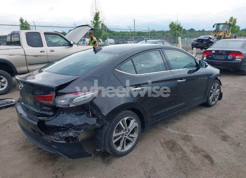 Photo 4 of 2017 Hyundai Elantra LIMITED (VIN 5NPD84LF5HH026416)