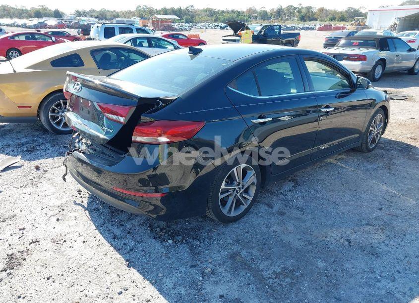 Photo 4 of 2017 Hyundai Elantra LIMITED (VIN 5NPD84LF5HH073364)