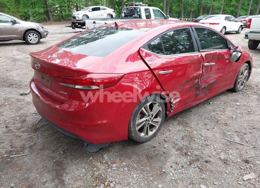 Photo 4 of 2017 Hyundai Elantra LIMITED (VIN 5NPD84LF5HH123163)