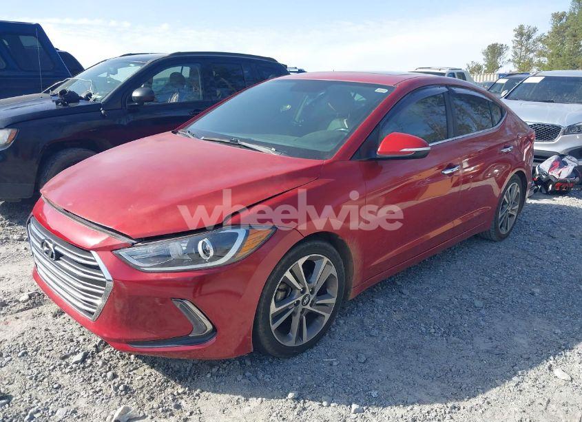 Photo 2 of 2017 Hyundai Elantra LIMITED (VIN 5NPD84LF6HH037120)