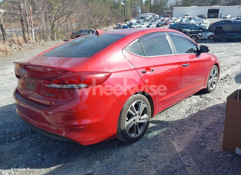 Photo 4 of 2017 Hyundai Elantra LIMITED (VIN 5NPD84LF6HH037120)