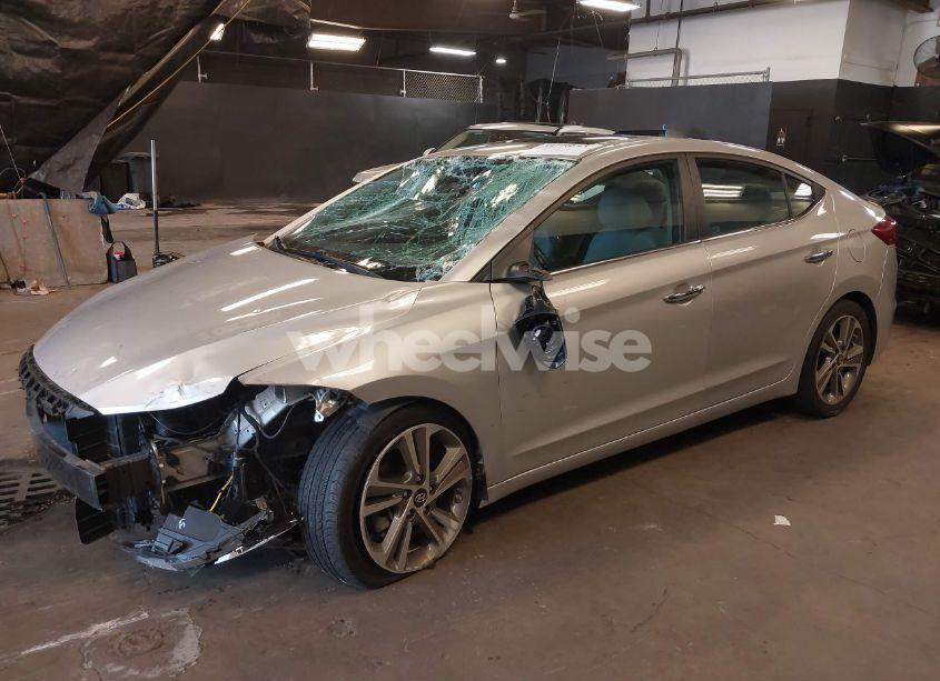 Photo 2 of 2017 Hyundai Elantra LIMITED (VIN 5NPD84LF6HH067122)