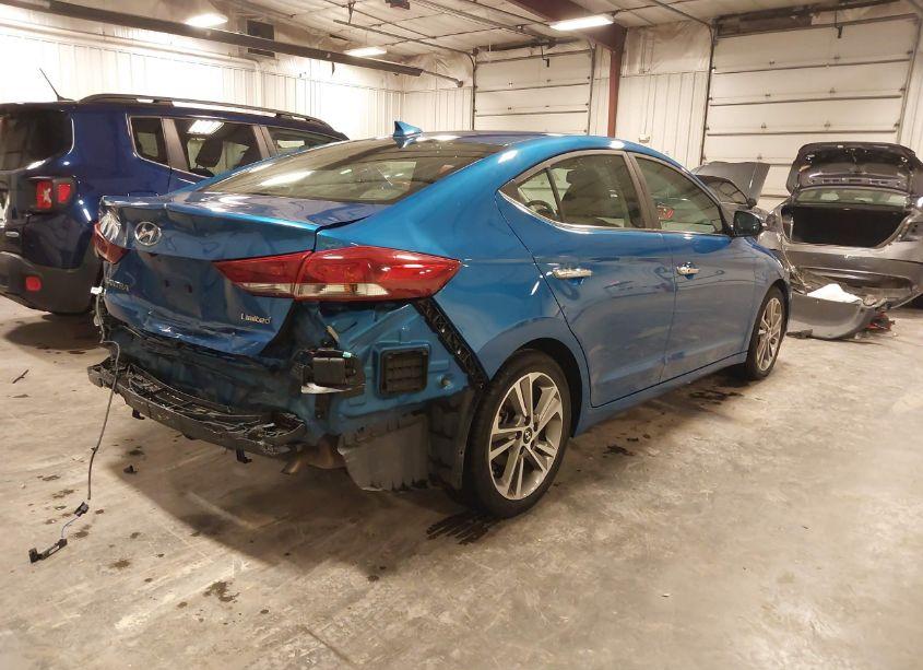 Photo 4 of 2017 Hyundai Elantra LIMITED (VIN 5NPD84LF6HH076306)