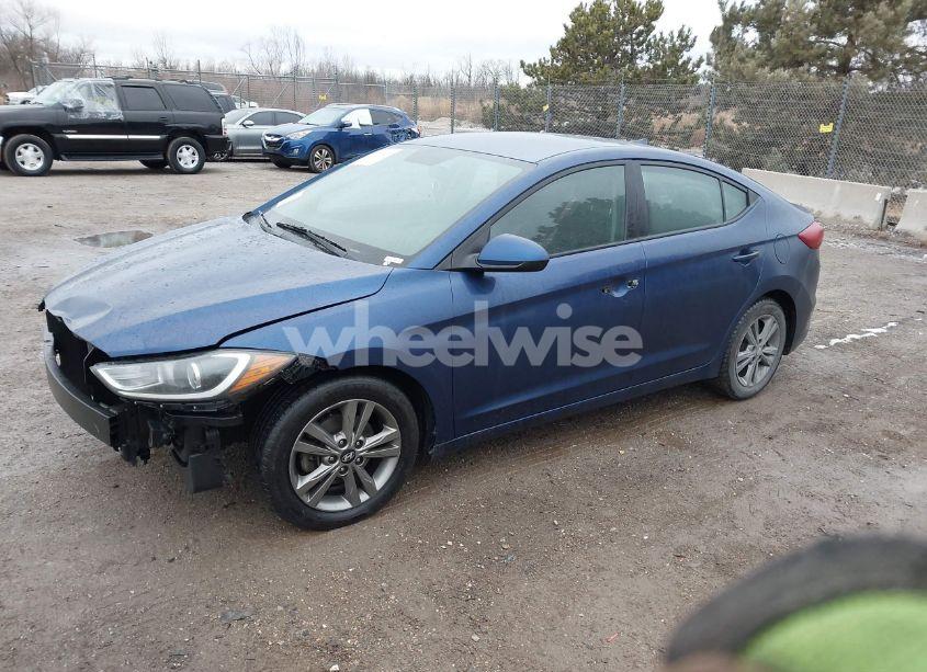 Photo 2 of 2018 Hyundai Elantra SEL (VIN 5NPD84LF6JH244970)
