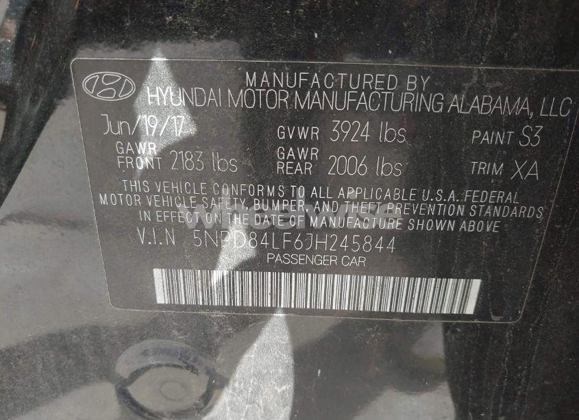 Photo 9 of 2018 Hyundai Elantra SEL (VIN 5NPD84LF6JH245844)