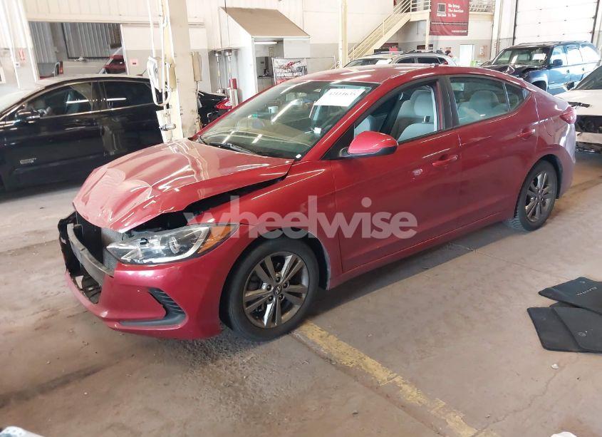 Photo 2 of 2018 Hyundai Elantra SEL (VIN 5NPD84LF6JH250834)