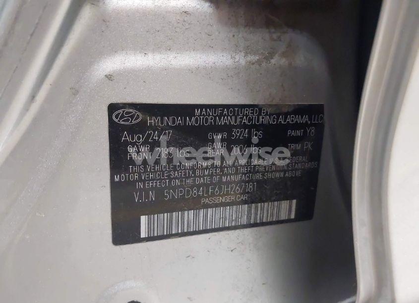 Photo 9 of 2018 Hyundai Elantra SEL (VIN 5NPD84LF6JH267181)