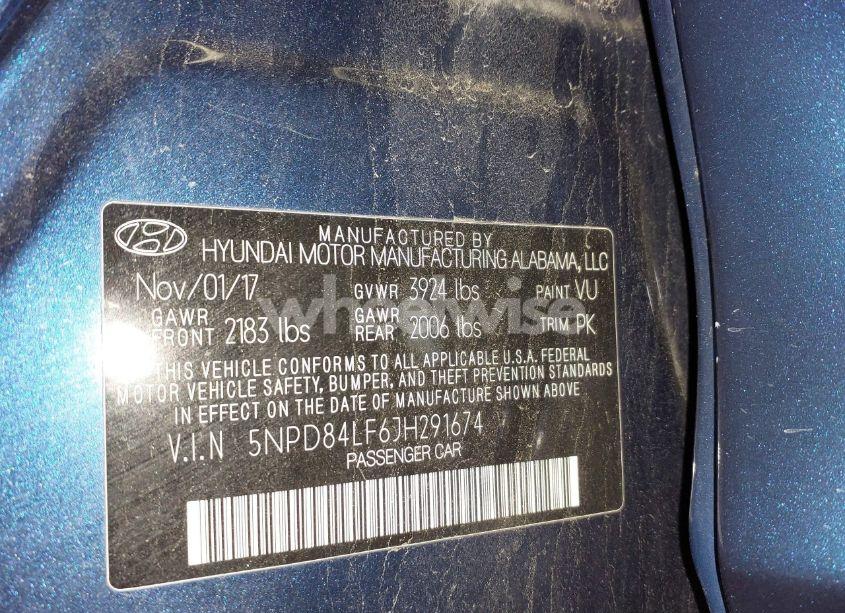 Photo 9 of 2018 Hyundai Elantra VALUE EDITION (VIN 5NPD84LF6JH291674)