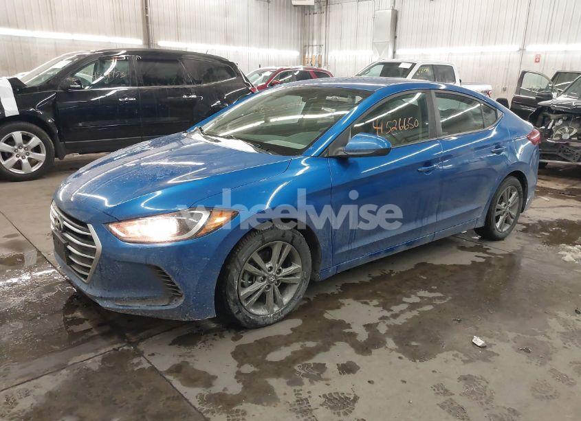 Photo 2 of 2018 Hyundai Elantra SEL (VIN 5NPD84LF6JH348407)