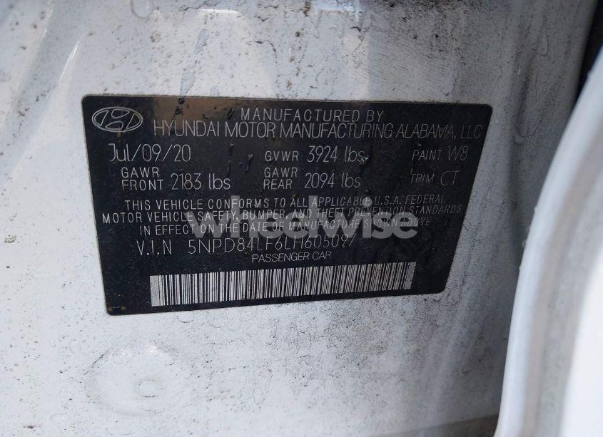 Photo 9 of 2020 Hyundai Elantra SEL (VIN 5NPD84LF6LH605097)