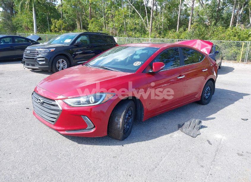 Photo 2 of 2017 Hyundai Elantra LIMITED (VIN 5NPD84LF7HH036798)