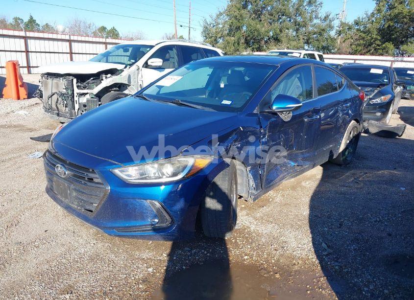Photo 2 of 2017 Hyundai Elantra LIMITED (VIN 5NPD84LF7HH041256)