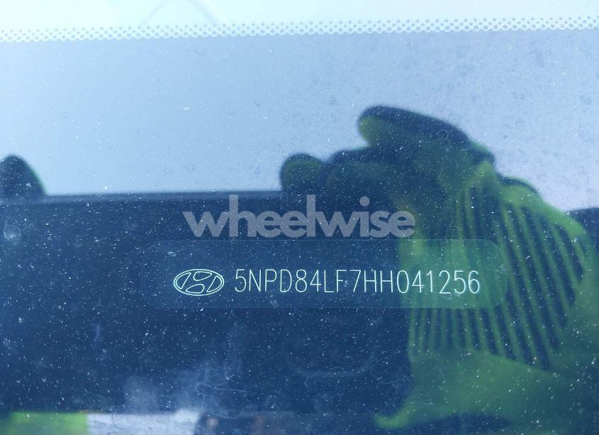 Photo 9 of 2017 Hyundai Elantra LIMITED (VIN 5NPD84LF7HH041256)