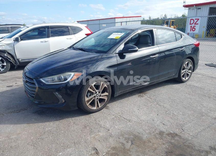 Photo 2 of 2017 Hyundai Elantra LIMITED (VIN 5NPD84LF7HH162479)