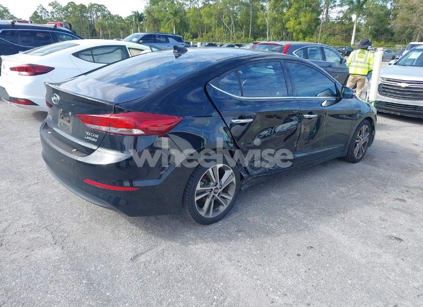 Photo 4 of 2017 Hyundai Elantra LIMITED (VIN 5NPD84LF7HH162479)
