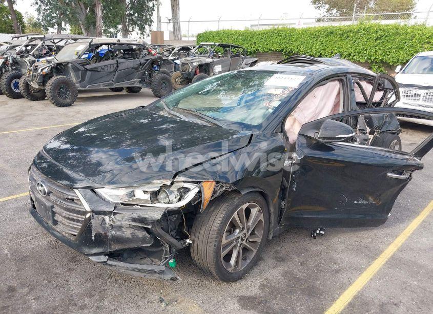 Photo 2 of 2017 Hyundai Elantra LIMITED (VIN 5NPD84LF7HH167407)