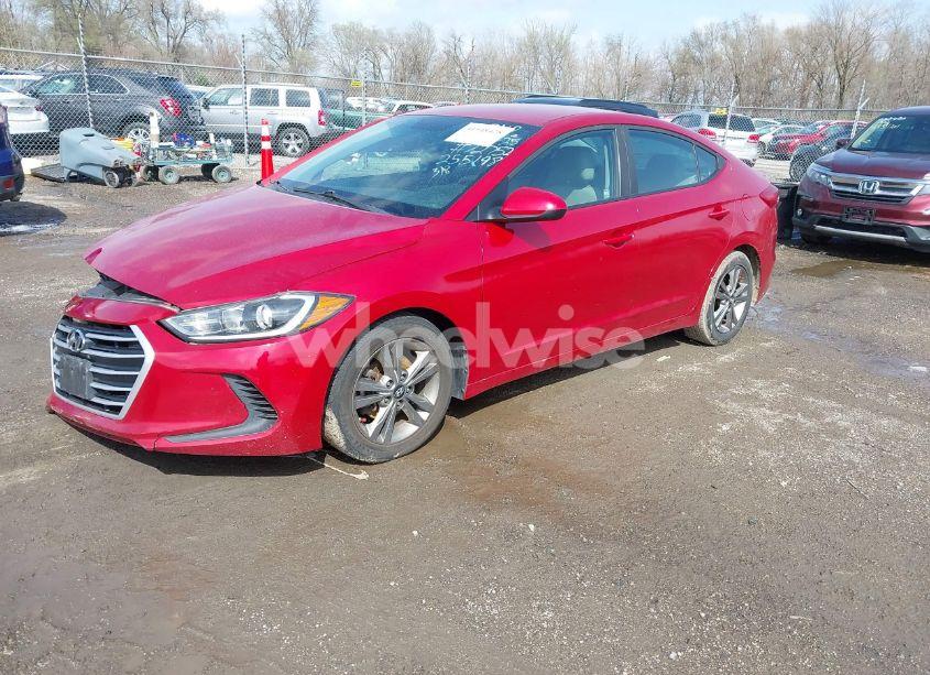 Photo 2 of 2018 Hyundai Elantra SEL (VIN 5NPD84LF7JH255198)
