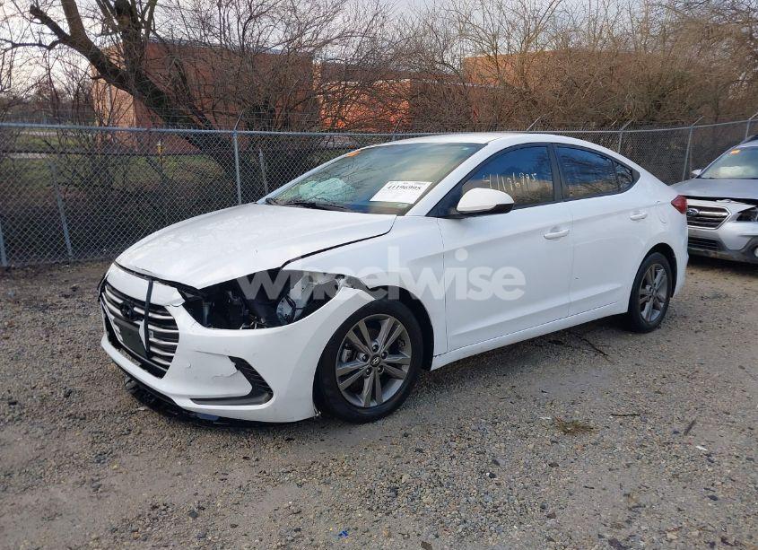 Photo 2 of 2018 Hyundai Elantra SEL (VIN 5NPD84LF7JH342633)