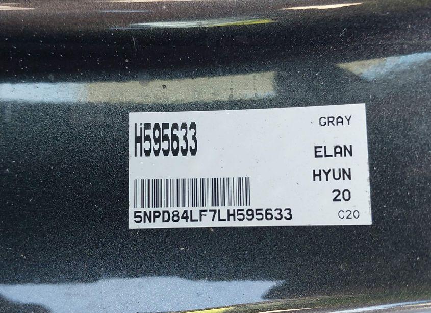 Photo 9 of 2020 Hyundai Elantra VALUE EDITION (VIN 5NPD84LF7LH595633)