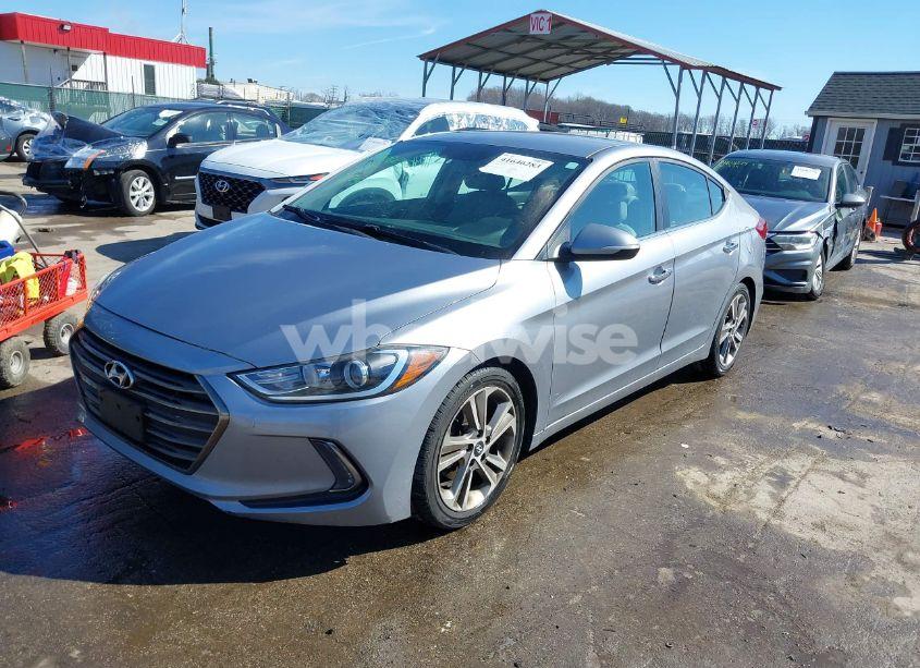 Photo 2 of 2017 Hyundai Elantra LIMITED (VIN 5NPD84LF8HH016611)