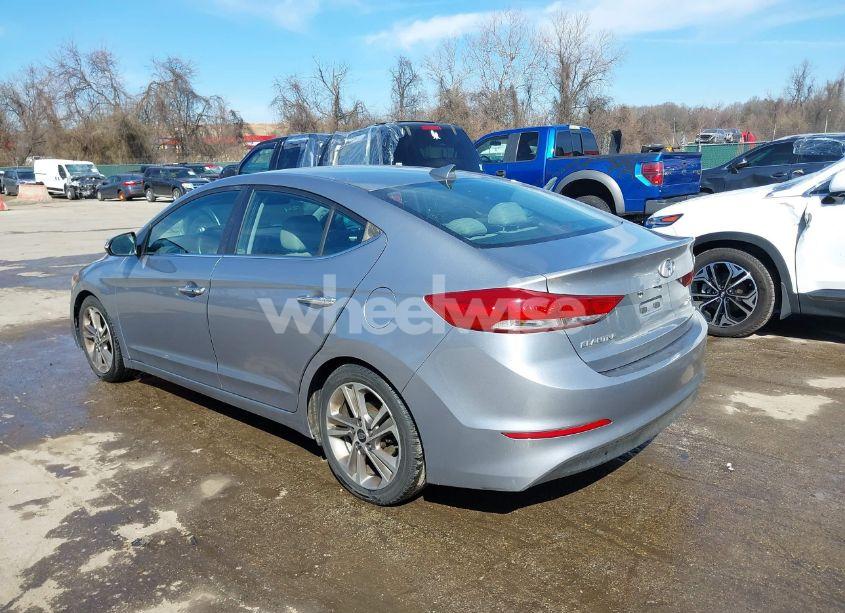 Photo 3 of 2017 Hyundai Elantra LIMITED (VIN 5NPD84LF8HH016611)