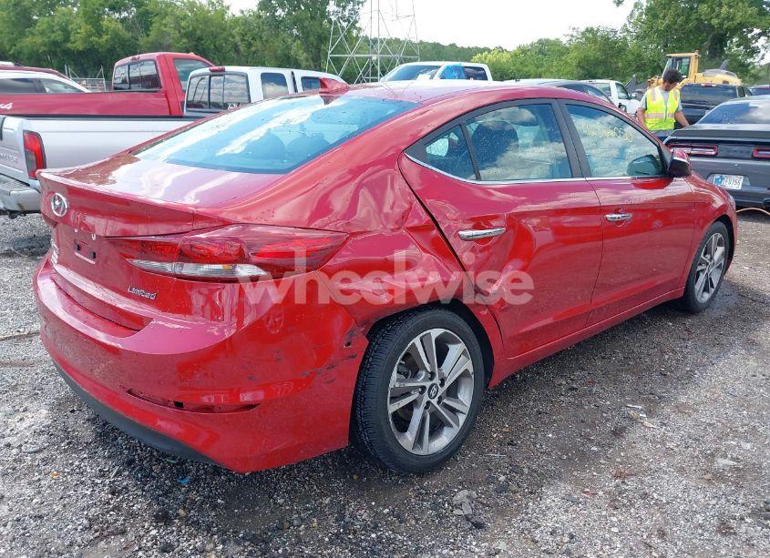 Photo 4 of 2017 Hyundai Elantra LIMITED (VIN 5NPD84LF8HH070796)