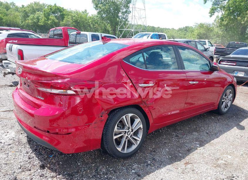 Photo 6 of 2017 Hyundai Elantra LIMITED (VIN 5NPD84LF8HH070796)