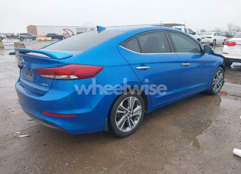 Photo 4 of 2017 Hyundai Elantra LIMITED (VIN 5NPD84LF8HH114876)