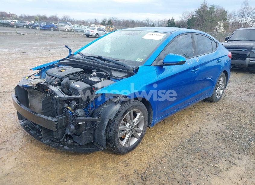 Photo 2 of 2018 Hyundai Elantra SEL (VIN 5NPD84LF8JH313285)
