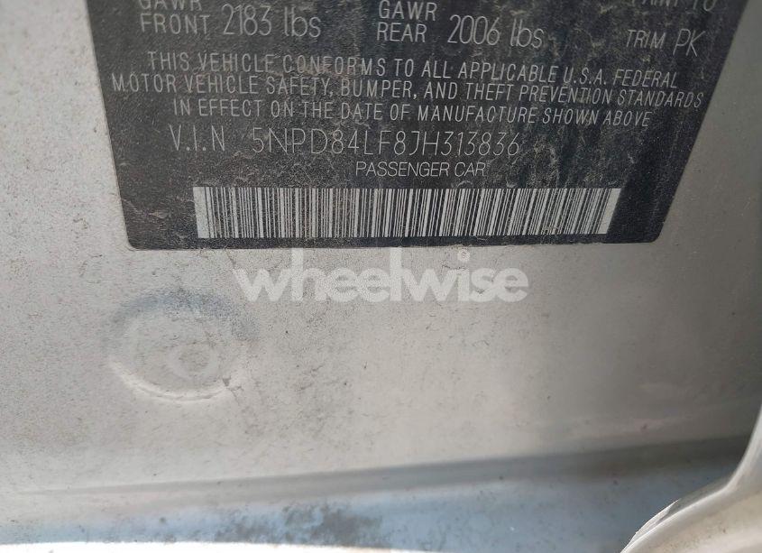 Photo 9 of 2018 Hyundai Elantra SEL (VIN 5NPD84LF8JH313836)