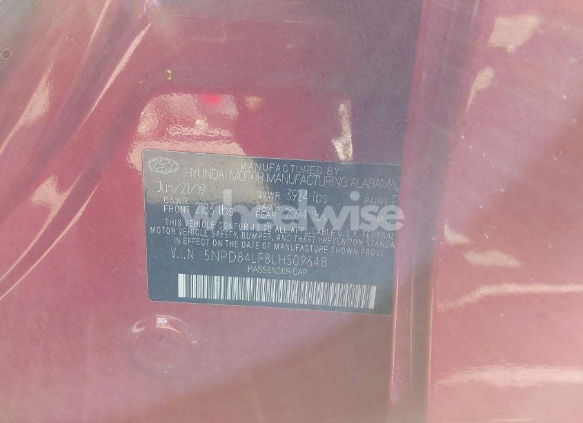 Photo 9 of 2020 Hyundai Elantra SEL (VIN 5NPD84LF8LH509648)