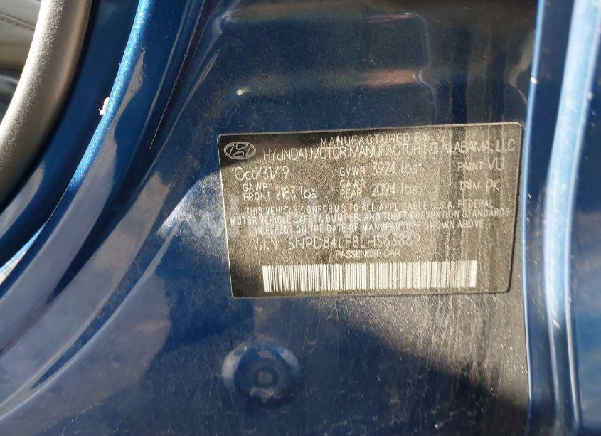 Photo 9 of 2020 Hyundai Elantra SEL (VIN 5NPD84LF8LH563869)