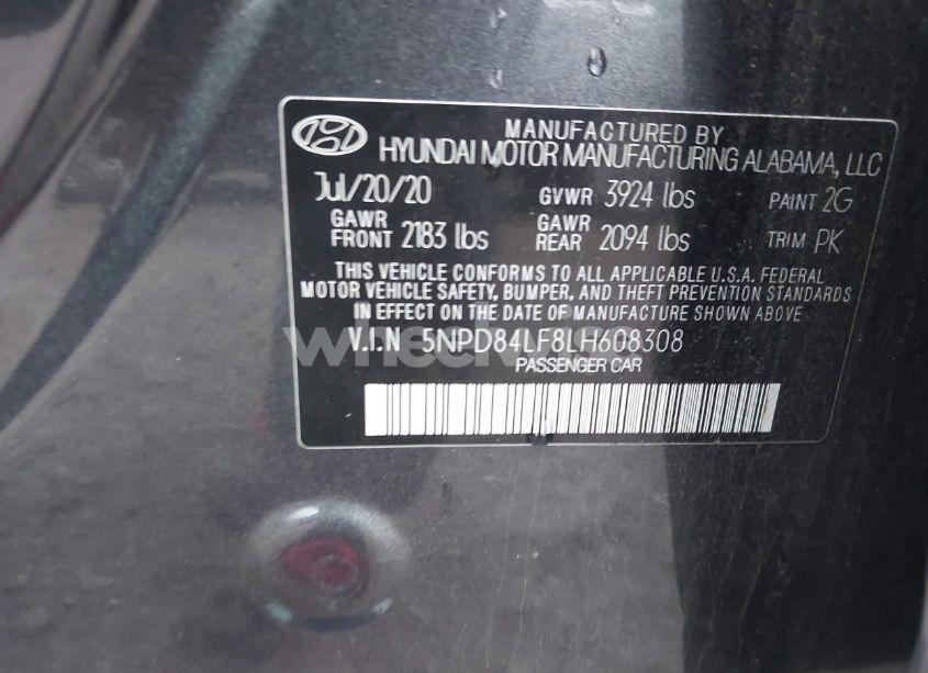 Photo 9 of 2020 Hyundai Elantra VALUE EDITION (VIN 5NPD84LF8LH608308)