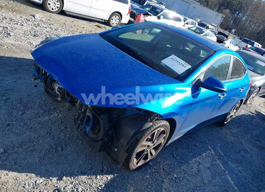 Photo 2 of 2017 Hyundai Elantra LIMITED (VIN 5NPD84LF9HH080267)