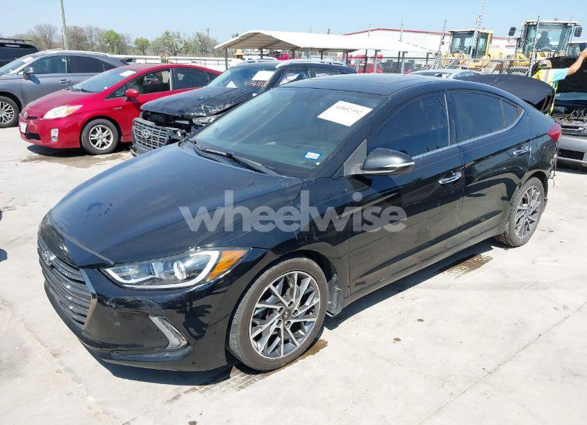 Photo 2 of 2017 Hyundai Elantra LIMITED (VIN 5NPD84LF9HH102798)