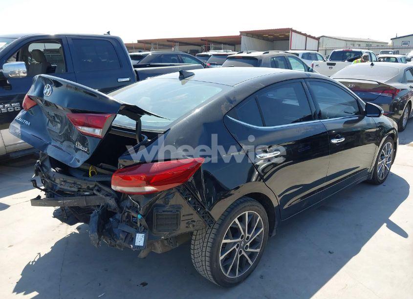 Photo 4 of 2017 Hyundai Elantra LIMITED (VIN 5NPD84LF9HH102798)