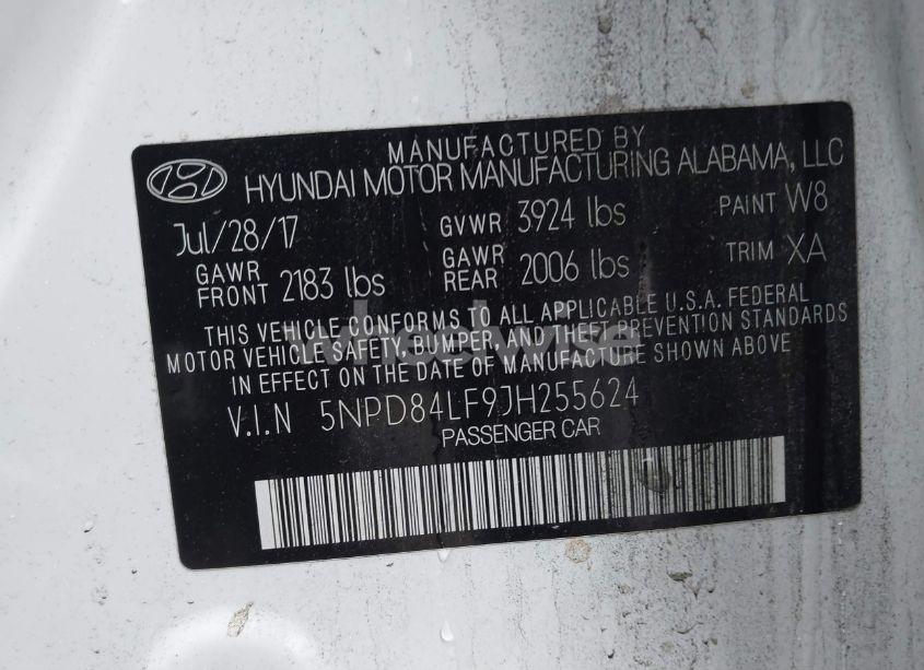 Photo 9 of 2018 Hyundai Elantra SEL (VIN 5NPD84LF9JH255624)