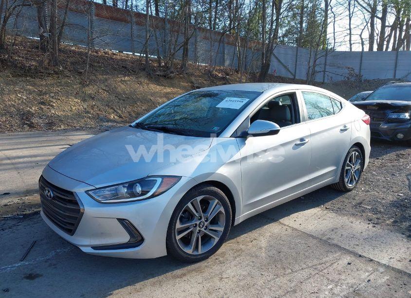Photo 2 of 2018 Hyundai Elantra LIMITED (VIN 5NPD84LF9JH276604)