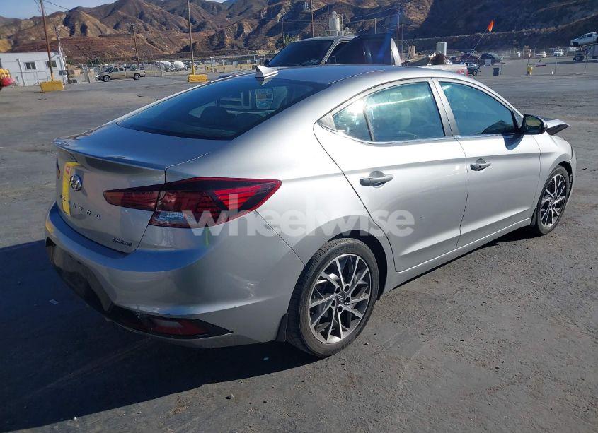 Photo 4 of 2020 Hyundai Elantra LIMITED (VIN 5NPD84LF9LH626526)