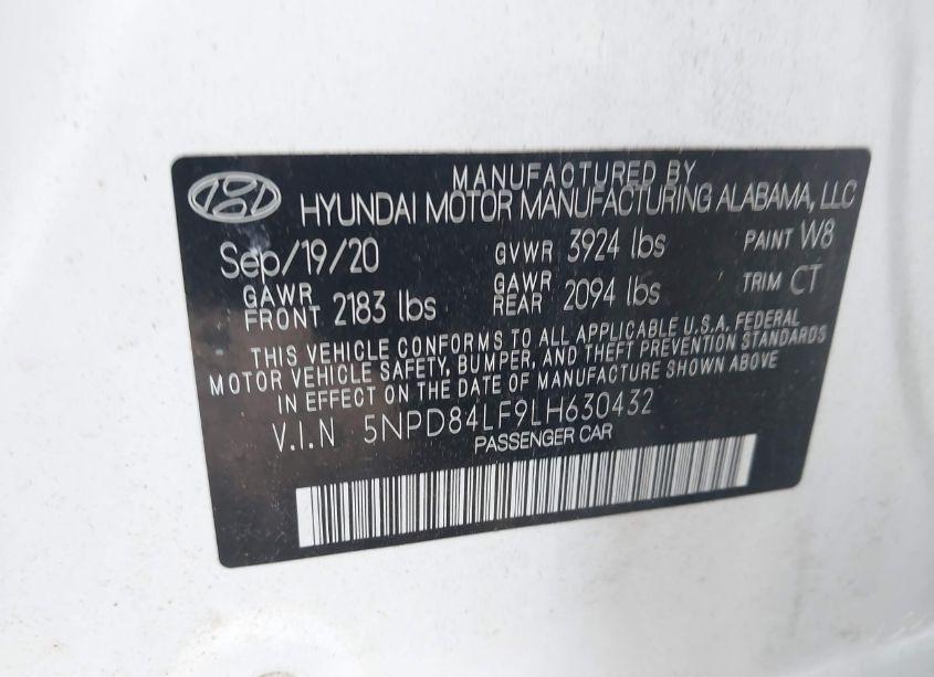 Photo 9 of 2020 Hyundai Elantra SEL (VIN 5NPD84LF9LH630432)