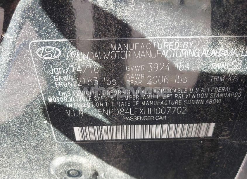 Photo 9 of 2017 Hyundai Elantra SE (VIN 5NPD84LFXHH007702)