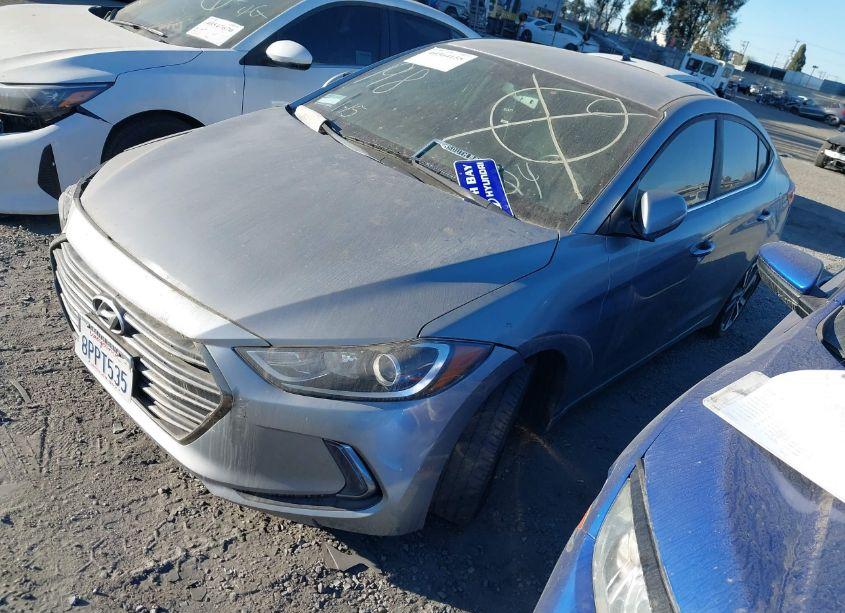 Photo 2 of 2017 Hyundai Elantra LIMITED (VIN 5NPD84LFXHH039453)